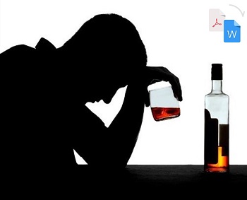 تحقیق مصرف مشروبات الکلی PDF و WORD