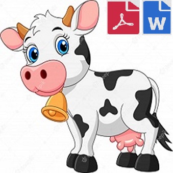 تحقیق در مورد گاو برای کودکان pdf و word