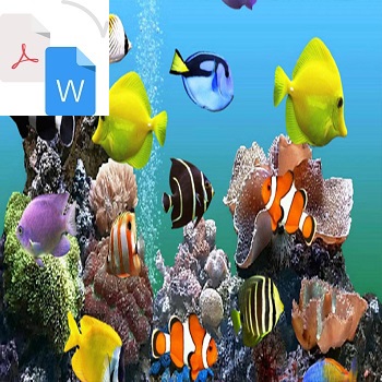 ماهی های آکواریومی PDF و WORD