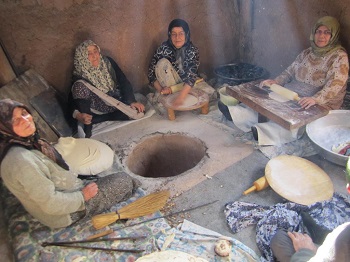 روش پخت سنتی نان