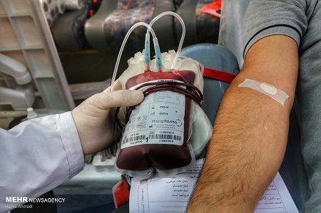 رایتینگ در مورد اهدای خون